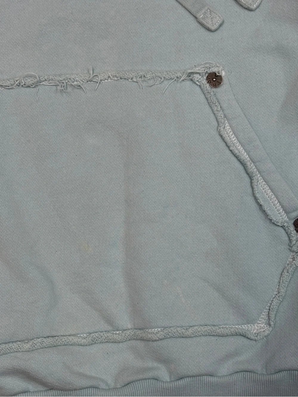 True Religion Blue Airbrush Graphic Hoodie “Exactly What You Think It Is”